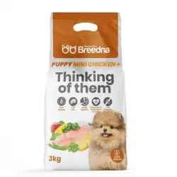 Breedna Puppy Mini Chicken+ Low Grain 3 Kg
