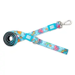 Correa corta Max & Molly Blue Ocean - Talla M: 120 cm de largo, 20 mm de ancho