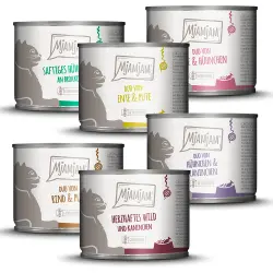 MjAMjAM comida húmeda para gatos 6 x 200 g - Pack mixto - Pack mixto II (6 variedades)