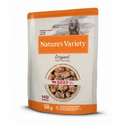 Nature's Variety Original Paté Medium/Maxi Adult comida húmeda para Perro con Buey 6x300Grs