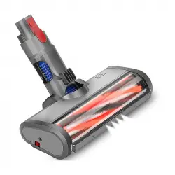 Cepillo Motorizado Compatible Para Dyson V7 V8 V10 V11 V15 Con Luz Led Para Rincones Oscuros