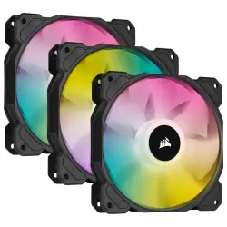 Corsair iCUE SP120 RGB ELITE Performance 120 mm PWM Triple Fan Kit con iCUE Lighting Node CORE