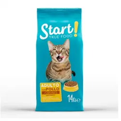 Start! Adult Pollo y Cereales pienso para gatos