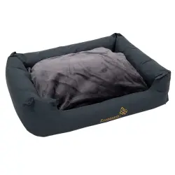 Cama Sleepy Time gris para perros - Mediana