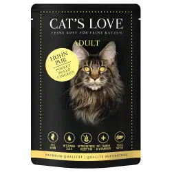 Cat's Love 12 x 85 g comida húmeda para gatos - Puro pollo