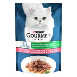 Gourmet Perle en sobres 24 / 26  x 85 g - 26 x 85 g - Trucha y verduras