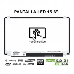 Pantalla Led De 15.6" Táctil Para Portátil Nt156fhm-t00 Fhd 40 Pines