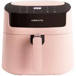 Create Air Fryer Pro Large Freidora de Aire 6.2L 1800W Rosa Pastel