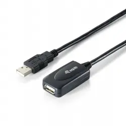 Equip Cable de Extensión USB 2.0 5m Negro