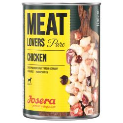 Josera Meatlovers Pure 6 x 400 g comida húmeda para perros - Pollo
