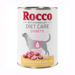 Rocco Diet Care Diabetic con pollo, vacuno y arroz 6 x 400 g