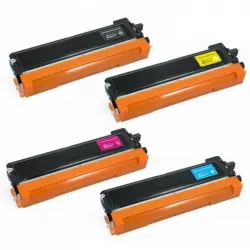 Zipzap Tóners Compatibles con Brother TN230BK/TN230C/TN230M/TN230Y Color Pack 4