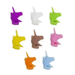 Marca de copas Unicorn con forma de unicornio color Variado