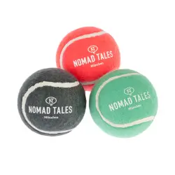 Set de pelotas de Tenis Bloom Nomad Tales juguete para perros - Set de 3 uds., 6,25 cm de diámetro