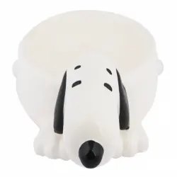Comedero para perros Zooz 3D Snoopy color blanco