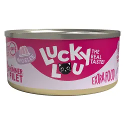Lucky Lou Extrafood en gelatina 18 x 70 g - Filete de pollo
