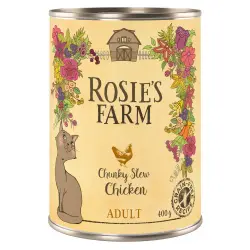 Rosie's Farm Adult 6 x 400 g comida húmeda para gatos ¡con descuento! - Pollo