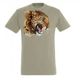 Camiseta Leopard color Beige