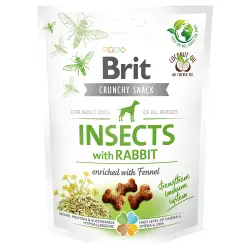 Brit Care Crunchy Cracker Insectos, Conejo e Hinojo - 3 x 200 g