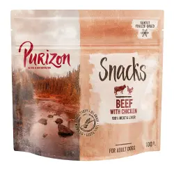 Purizon snacks de vacuno con pollo para perros - 100 g
