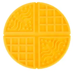 Licking mat Waffle para mascotas - 19,5 x 1 cm (Diám x Al)