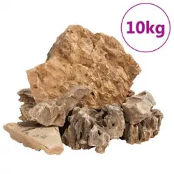 Piedras De Dragón Marrón 10 Kg 5-30 Cm Vidaxl