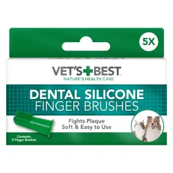 Vet's Best® cepillos de dientes de dedo para mascotas - 5 unidades