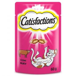 Snack para gatos Catisfactions (Buey) 60 gr.