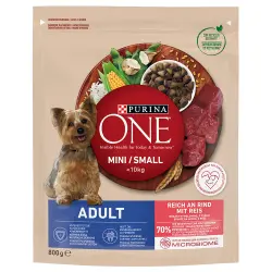 PURINA ONE Mini Adult vacuno y arroz - 800 g