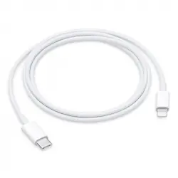 Apple Cable USB-C a Lightning Macho/Macho 1 m Blanco