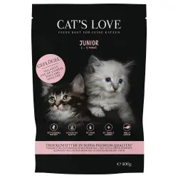 Cat's Love Junior con ave pienso para gatos - 400 g