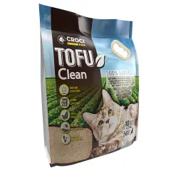 Croci Tofu Clean arena biodegradable para gatos - 10 l (4,5 kg aprox.)
