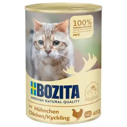 Bozita 6 x 400 g latas para gatos - 400 g - Pollo