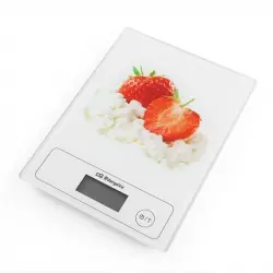 Orbegozo PC 1018 Báscula de Cocina hasta 5kg Blanca