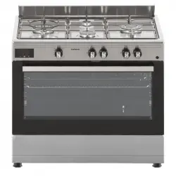 Corberó CCSF9422X Cocina Gas Butano 4 Zonas + Horno a Gas 96L Acero Inoxidable