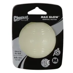 Pelota Chuckit! Max Glow para perros - 6,5 cm de diámetro