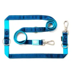 Correa ajustable Max & Molly Matrix azul cielo para perros - L: 200 x 2,5 cm (L x An)