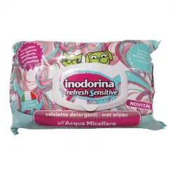 Inodorina Toallitas Higienicas Sensitive Agua Micelar para Perros y