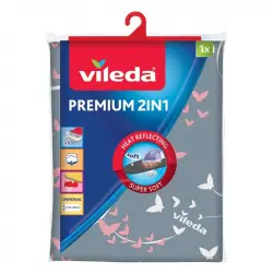 Vileda Premium 2in1 Funda de Planchar 3 Capas Metalizada
