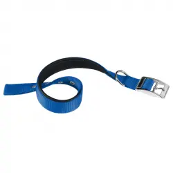 Collar Nylon Daytona C Azul para perros Ferplast, Tallas 61 - 69 Cms