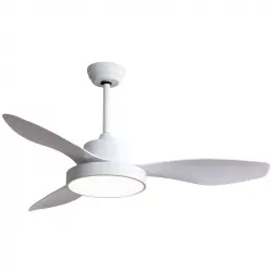 Fabrilamp Hayate Ventilador de Techo con Luz y Mando 70W Blanco