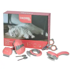 Set Kerbl Pet para el cuidado de los gatos - 7 piezas
