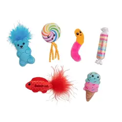 Outward Hound Catstages Sweet Treats Peluches Surtidos para gatos