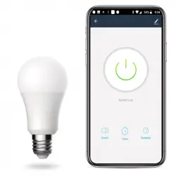 Unotec Bombilla WiFi Blanco Cálido Compatible con Alexa y Google Home