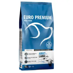 Euro Premium Adult Large Cordero y Arroz pienso para perros - 12 kg