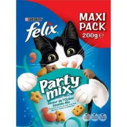 Felix Party Mix - Sabor Océano: Salmón, Merluza Y Trucha - Para Gatos - 200 G