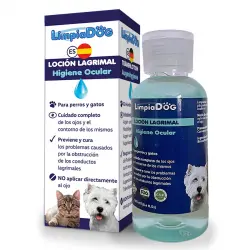 Limpiadog Limpiador lagrimal Miradas Radiantes: Limpiador de Ojos y lagrimales para Mascotas Perros y Gatos 100 ml