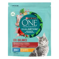 Purina One Dual Nature Adult con pollo y arándanos rojos - 650 g