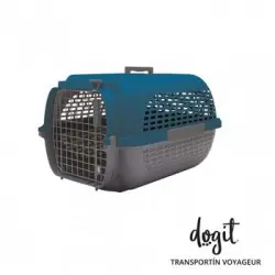 Transportín Dogit Pet Voyaguer Carrier Tamaño M - Azul /gris