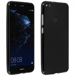 Avizar Funda de Silicona Mate Negra para Huawei P10 Lite